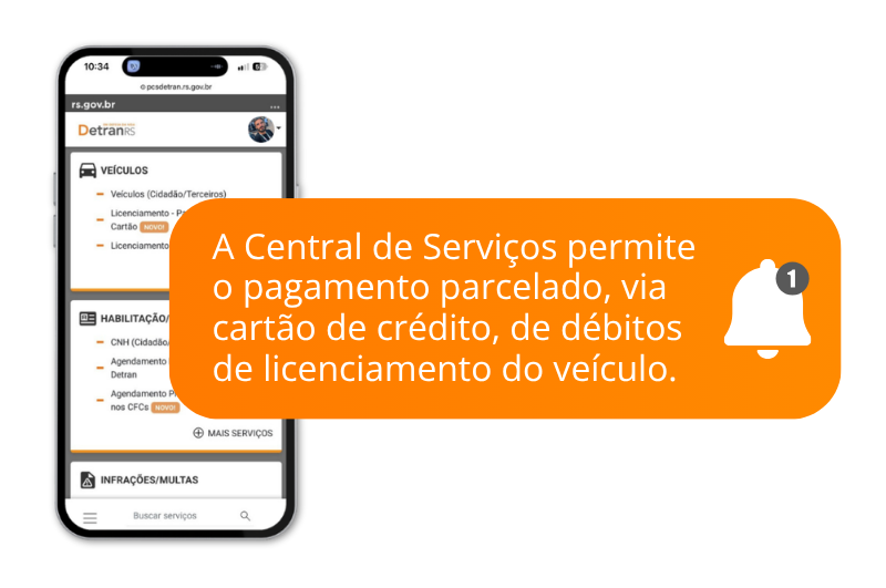Acesso à Central de Serviços
